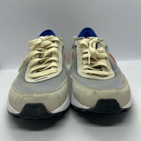Nike Men's Blue and Cream Sneakers - Picture 6 of 15